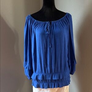 Lauren Ralph Lauren Royal Blue Blouse